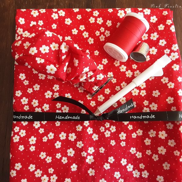 Hand Sewed Apple Watch OR Fitbit Scrunchies Boho Daisies - Picture 1 of 3